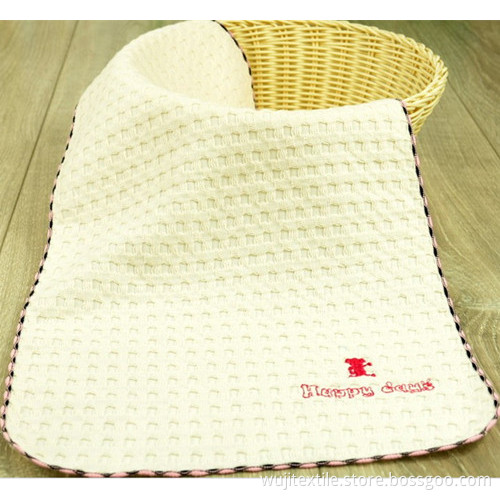 SGS Soft and Luxury Waffle Printed Hand & Face Towel (WJ-F1022)